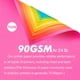 thumbnail image 2 of Papel de copia Magecubiku Rainbow, 8.5 x 11 pulgadas, 180 hojas, 90 g/m², 9 colores, 2 of 7