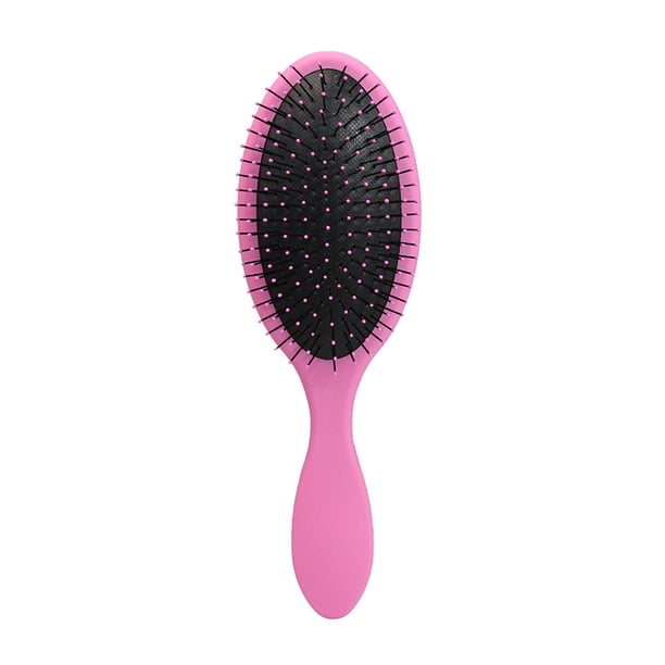 Cepillo para el cabello - Rosa y morado - Cerdas ultrasuaves exclusivas - Se desliza fácilmente a través de los enredos para todo tipo de cabello - Apto para mujeres, hombres, cabello húmedo y seco JAMW Sencillez