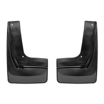 WeatherTech Custom No Drill Splash Guard MudFlaps compatible with 2019-2025 Chevrolet Blazer, Front Pair - Black