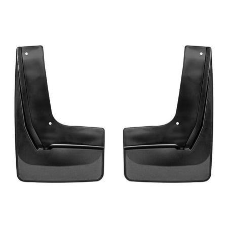WeatherTech Custom No Drill Splash Guard MudFlaps compatible with 2019-2025 Chevrolet Blazer, Front Pair - Black