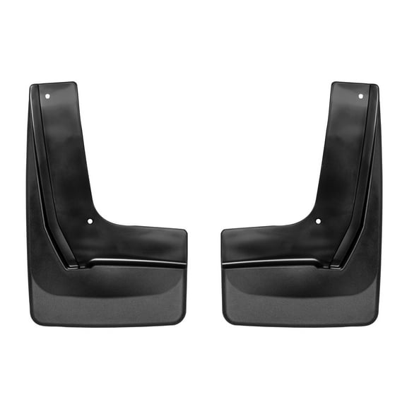 WeatherTech Custom No Drill Splash Guard MudFlaps compatible with 2019-2025 Chevrolet Blazer, Front Pair - Black