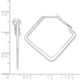 thumbnail image 2 of Primal Silver Sterling Silver Square Hoop Earrings, 2 of 4