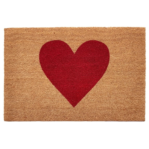 Calloway Mills Coir Heart Doormat, 24" x 36"