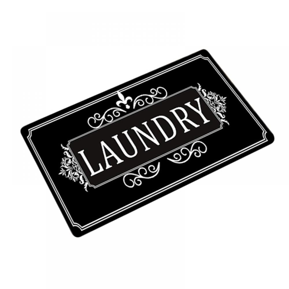 Laundry Room Rug Runner Non Slip Laundry Mats for Laundry Room