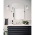 thumbnail image 3 of Moen YB0361CH Flara 8" Tall Bathroom Sconce - Chrome, 3 of 7