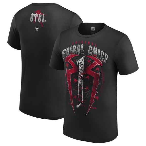 Youth Black Roman Reigns OTC1 Tribal Chief T-Shirt