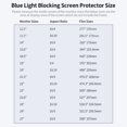 thumbnail image 5 of Blue Light Blocking Screen Protector High Transmittance/ &Glare Blue Light Filter for 12.5'' Laptop with 16:9 Aspect Ratio, 5 of 5