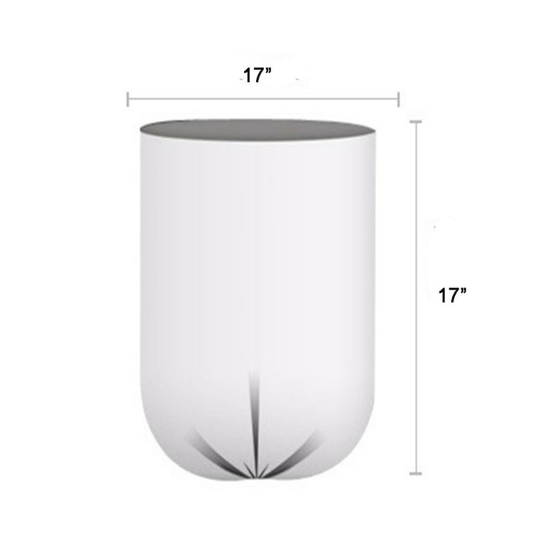 1.2 Gallon Small Trash Bags, 4.5 Liter Trash Can Liners Garbage Bags  Wastebaskets Liners for Bathroom, 150 Counts Clear Bags