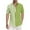 Green trendy tops for Men, variant on Loose Hawaiian Beach Shirts for Men Fashion Tees Stripe Color Block Teens Tops Short Sleeve Turndown Collar Button Activewear Casual Relaxed Summer Red XXXXL