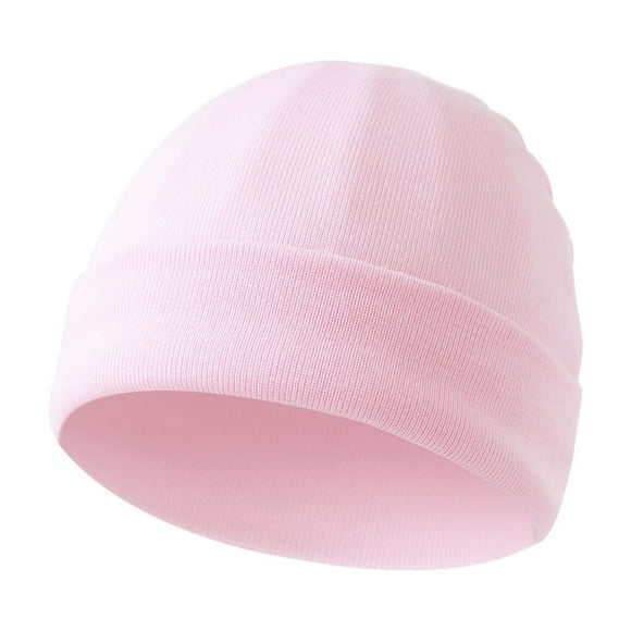 Zanarzt Toddler Kids Winter Beanie Hat Boy and Girl Hat Baby Boy Girl Cotton Preemie Hats Pink,One Size