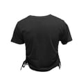 thumbnail image 2 of TriDri Womens Ruched Crop Top, 2 of 4