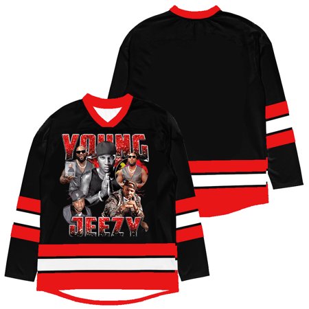 Jeezy Pic Merch Jersey V-Neck Sweatshirts Cosplay Women Men Fashion Winter Long Sleeve Y2K Top