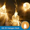 thumbnail image 2 of 10pcs G6.35 Halogen Light Bulbs 2 Pin 12v 35w, Warm White 2700k, For Chandeliers, Track Lights, Landscape Lights, Desk Lamps, 2 of 5