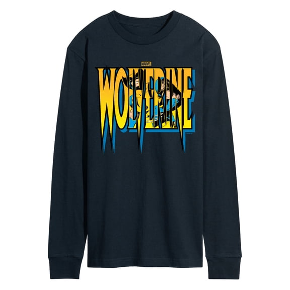 Marvel Wolverine - Logo - Men's Long Sleeve Graphic T-Shirt