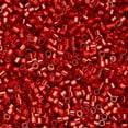thumbnail image 1 of John Bead Perles Cylindriques 25g Rouges Argentées Doublées CY1040 11/0 Perles de Rocaille Cylindriques en Verre pour Bijoux Bracelets Colliers Boucles d'Oreilles Fabrication Broderie, 1 of 5