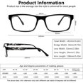 thumbnail image 2 of BONCAMOR 5 Pack Reading Glasses Blue Light Blocking Men Women Spring Hinges Computer Readers Anti Glare Filter Eyeglasses, 2 of 7