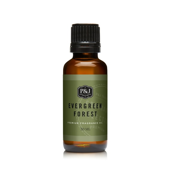 P&J Trading Fragrance Oil | Evergreen Forest 30ml - Scented Oil for Soap Making, Diffusers, Candle Making, Lotions, Haircare, Slime, and Home Fragrance