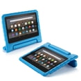 thumbnail image 4 of Impact Resistant Case for 6th Gen 2016 Release Fire HD 8 Tablet, Lightweight Kid Proof Shock Resistant Protective Cover Stand with Handle (Blue), 4 of 8