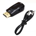 thumbnail image 1 of Convertidor de vídeo HD HDMI a VGA con audio Adaptador HDMI a VGA 1080p, 1 of 5