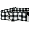 thumbnail image 6 of Country Brook Petz® 1 1/2 inch Premium Black & White Buffalo Plaid Dog Collar, Medium, 6 of 6