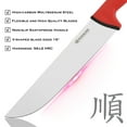 thumbnail image 5 of YOUSUNLONG 10 Inch Butcher Knife - High-Carbon Steel Blade with Non-Slip Santoprene Handle, 5 of 12