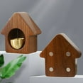 thumbnail image 7 of Joernso Wood House Brass Shopkeepers Bell Loud Sound Front Door Bell Wind Chime Magnetic Door Opening Doorbell Home Office Shop Entrance Decoration, 7 of 7