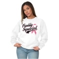 thumbnail image 4 of Freshly Squeezed Breast Cancer Aware Women Crewneck Sweatshirt Brisco Brands X, 4 of 6