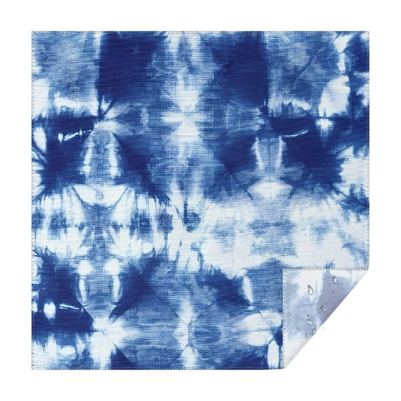 Colorful Tie Dye Pattern Square Tablecloth,Waterproof Square Table Cover,Wipeable Spillproof Washable Table Cover for Home Kitchen Party Decor 42"X42"(107x107cm)