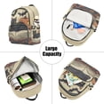 thumbnail image 5 of FORMRS Mini Backpack Purse for Women Travel Daypack Casual Shoulder Bag, Black Halloween Cat, 5 of 7
