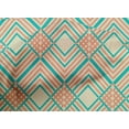 thumbnail image 4 of oneOone Cotton Poplin Fabric Diamond Geometric Printed Fabric 1 Yard 42 Inches Wide, 4 of 4