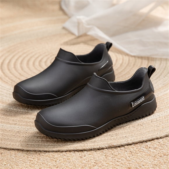 XIMIN Women's Waterproof Non Slip Lightweight Chef Shoes Food Service Kitchen Shoes Slip On Gardening Shoes Outdoor Footwear for Camping and Yard Work