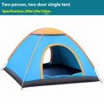 thumbnail image 4 of Hand Throw Two Seconds Quick Open Automatic Tent Double Person Single Door Throw Tent 1-3 Person Outdoor Camping Throw Open Automatic Tent, 4 of 7