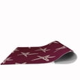 thumbnail image 4 of 4' x 6' Simply Daisy Starfish Beach Style Chenille Area Rug, Maroon Red, 4 of 4