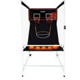 thumbnail image 2 of VEVOR 2-Player Indoor Arcade Basketball Game - Dual Shot Sport with 5 Balls, 8 Game Modes, Electronic Scoreboard, and Pump (Black & White), 2 of 12