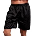 thumbnail image 2 of Pitauce Mens Satin Boxer Shorts Sleepwear Soft Breathable Silk Pajamas Lounge Shorts Summer Casual Beach Shorts, 2 of 4