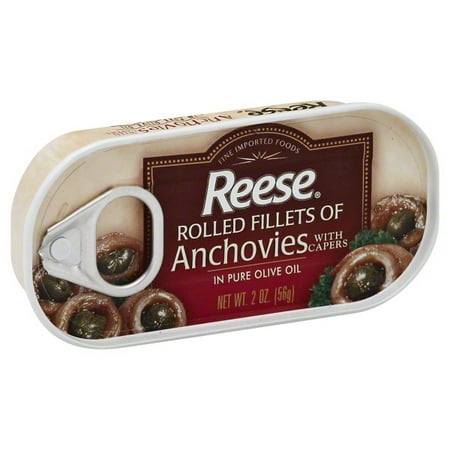 World Finer Foods Reese  Fillets of Anchovies, 2 (Best Anchovies In The World)