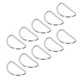 thumbnail image 5 of Anillos en forma de D, 100 piezas Anillos de metal en D Anillos de metal Hebilla Clips de hebilla en forma de D Compactos y livianos, 5 of 9