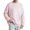#Pink, variant on Fanshiluo Men's Crew Neck Knit Sweater, Long Sleeve Loose Fit Pullover Top for Fall Winter,L,Big and Tall Men