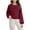 Red, variant on Girls Casual Long Sleeve T Shirts New Teen Girls Long Sleeve Ribbed T-Shirts Sweatshirt Kids Casual Loose Pullover Tops Cute Fall Winter Blouse Wine 11 Years