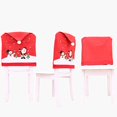 thumbnail image 4 of Juego de 6 fundas navideñas para sillas con gorro de Papá Noel Adepaton WLJ-2867, 4 of 5