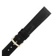 thumbnail image 2 of Hadley Roma MS709 17mm Black Stitched Genuine Leather Men Watch Strap, 2 of 2