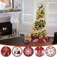 thumbnail image 6 of Nkmbld Christmas Tree Skirt Double-Layer Design, Luxury Velvet Tree Collar for Party Rustic Xmas Holiday Decorations Home, 6 of 8