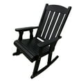 thumbnail image 7 of Innovaze Wooden Patio Rocking Chair, Solid Fir Wood, Heavy Duty 600LBS, for Outdoor or Indoor, Black, 7 of 7