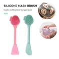 thumbnail image 4 of 2 Uds. Depurador Facial De Silicona Para Limpieza De Nariz, Aplicador De Crema, Colector De Máscara, Cepillo De Limpieza Facial Para El Cuidado De La Limpieza Facial ANGGREK Facial Cleanser Brush, 4 of 8
