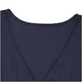 thumbnail image 5 of Dresses for Women Sleeveless V-Neck Sundresses Summer Casual Loose A-Line Flowy Ruffle Hem Maxi Beach Vacation Dresses Navy XL, 5 of 10