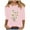 Pink, variant on Women Blouse 3/4 Sleeve Petite, Long Sleeve T Shirts Loose Womens Workout Tops Short Sleeve Womens Summer Tops Boho Shirts for Women Dry Fit my orders