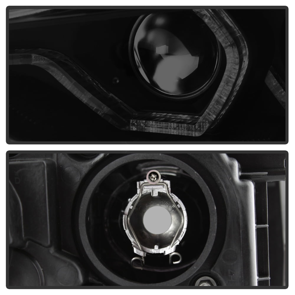 Black Smoke 2012-2015 BMW F30 328i 335i Sedan LED 3D DRL 2 Projector Headlights