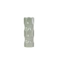 thumbnail image 1 of Cylindrical Ceramic Vase With Dimpled Sides, Medium, Gray, 1 of 1