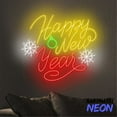 thumbnail image 5 of Handmadetneonsign Happy New Year Neon Sign, New Year Led Sign, New Year Party Wall Art, New Year Eve Celebration Decor 83632, 5 of 5