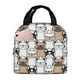 thumbnail image 1 of Easygdp French Bulldog 2 Bolsa Térmica Premium - Tela Oxford Impermeable, Gran Capacidad, Bolsillo Frontal, Unisex para Trabajo, Escuela, Actividades al Aire Libre y Picnics, 1 of 8